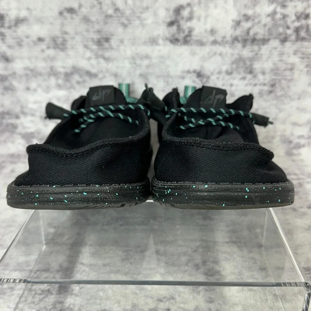 Hey Dude Dude Perfect x Wally Funk Men's 12 Teal Black‎ Slip-On Shoes 42886-3WT